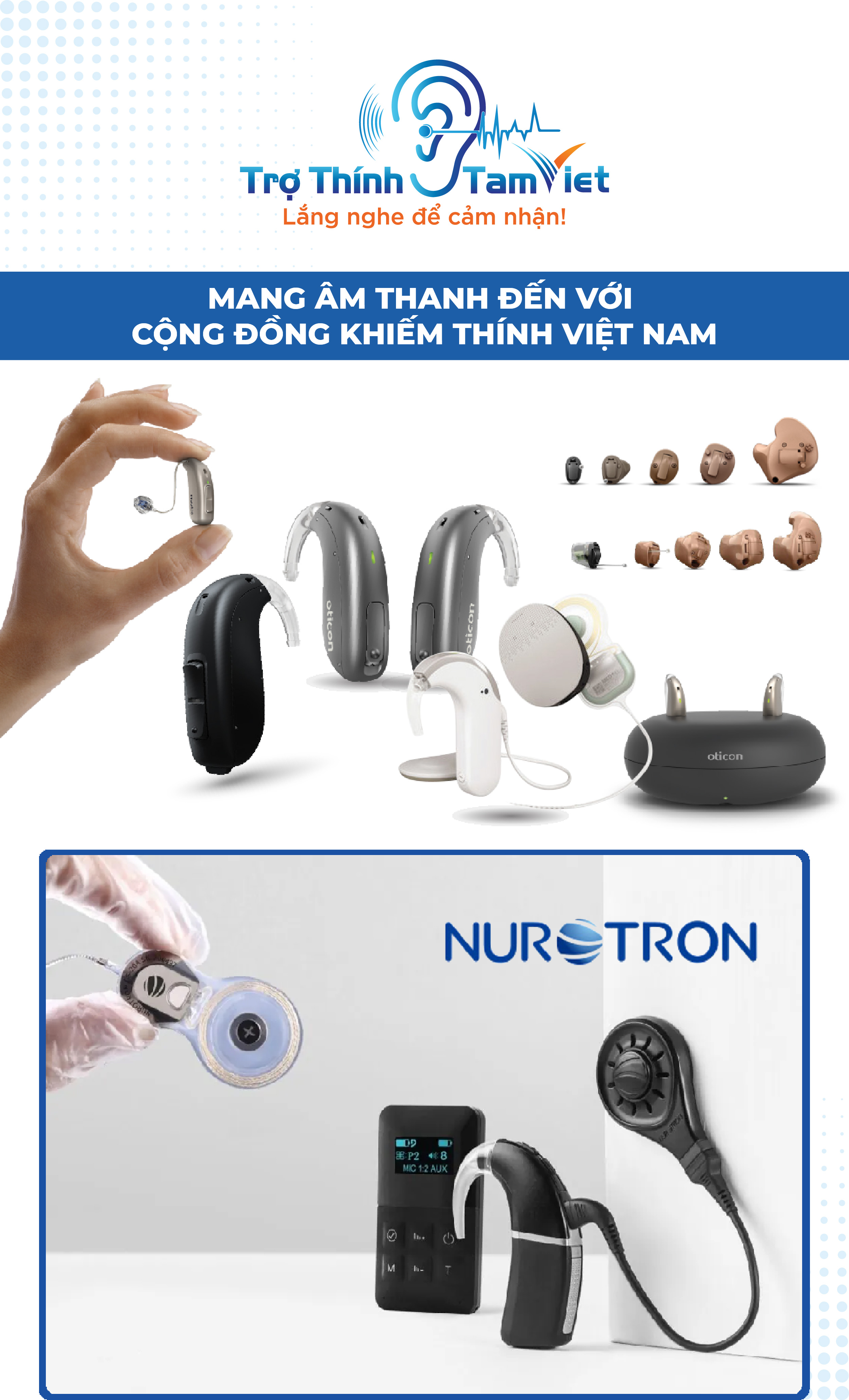 Ốc tai điện tử NUROTRON