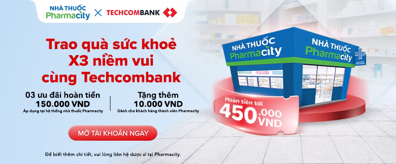 Trao quà sức khỏe x3 niềm vui cùng Techcombank