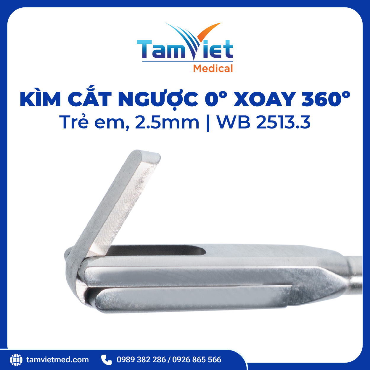 Kìm Cắt Ngược 0° xoay 360° Cho Trẻ Em Và Người Lớn | WB 2513.3, WB 2513 - 3