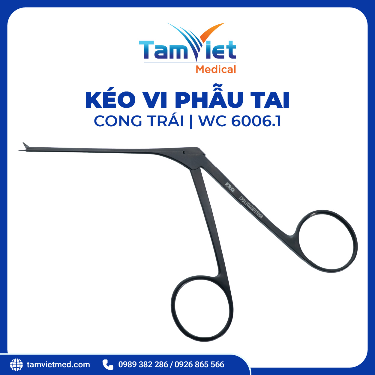 Kéo Vi Phẫu Tai | WC 6006, WC 6006.1, WC 6006.2 - 5