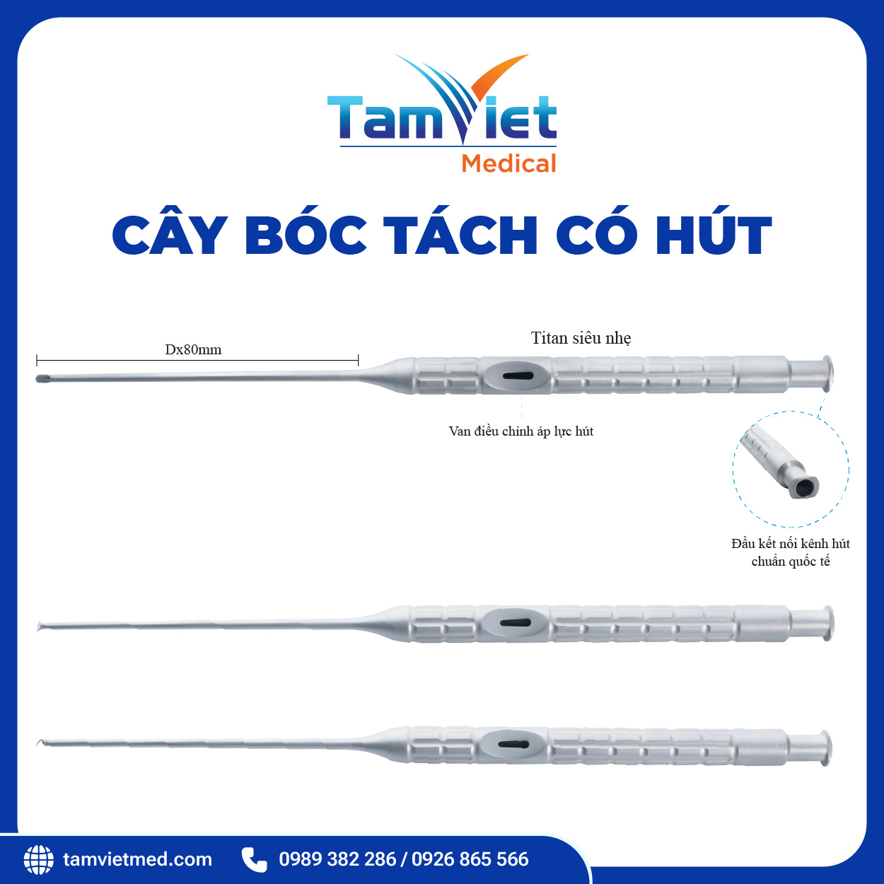 Cây Bóc Tách Có Hút | WC 8015, WC 8011, WC 8002 - 2
