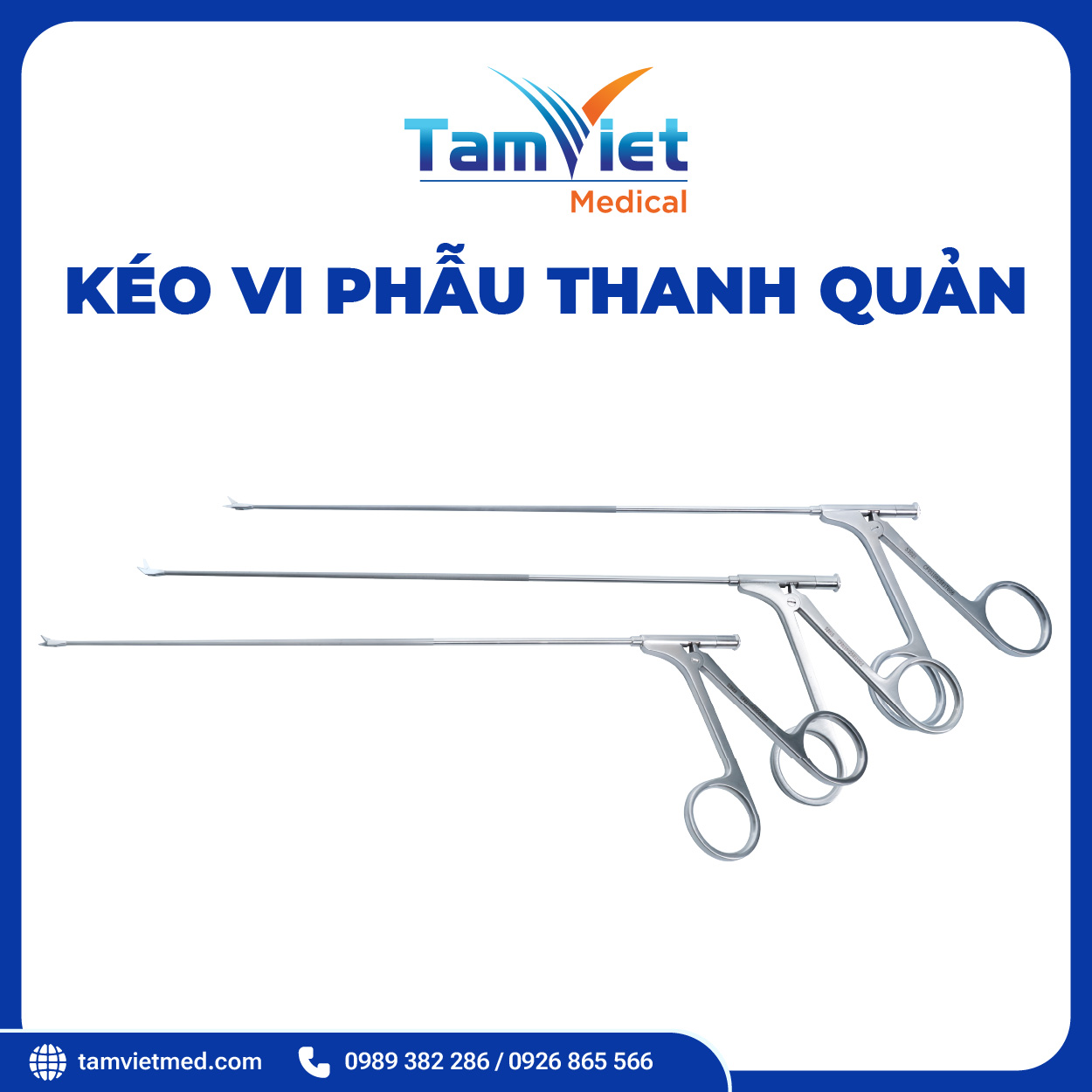 Kéo Vi Phẫu Thanh Quản | S 3021, S 2016, S 3023, S 3022 - 2
