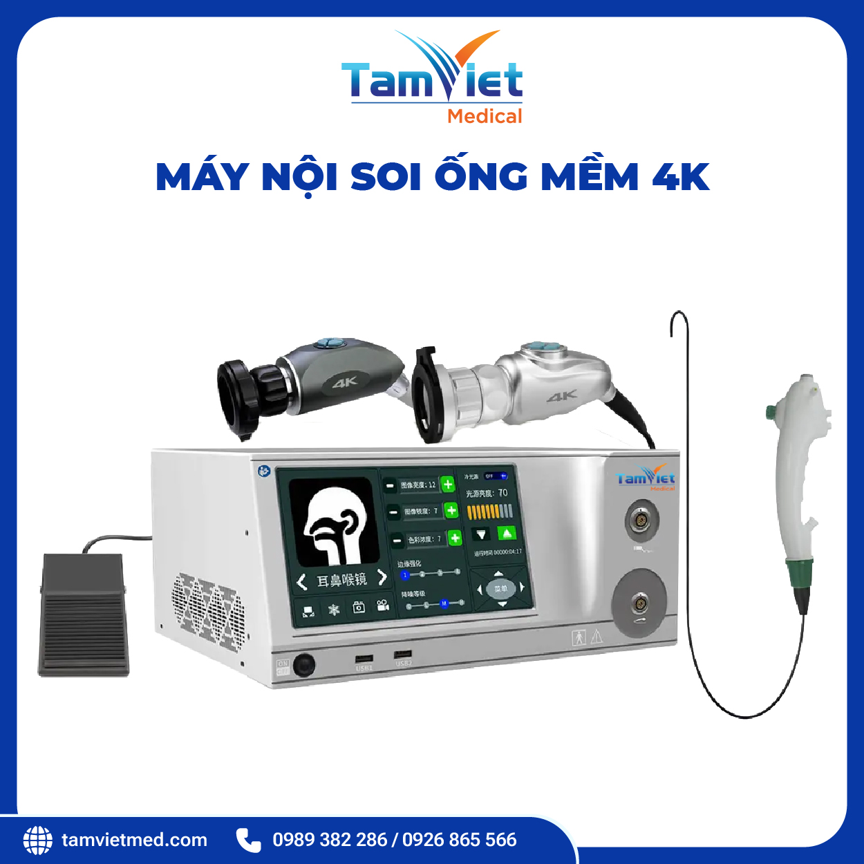 Hệ Thống Nội Soi Ống Mềm Tiêu Chuẩn 4K - Tâm Việt Endoscope - 2