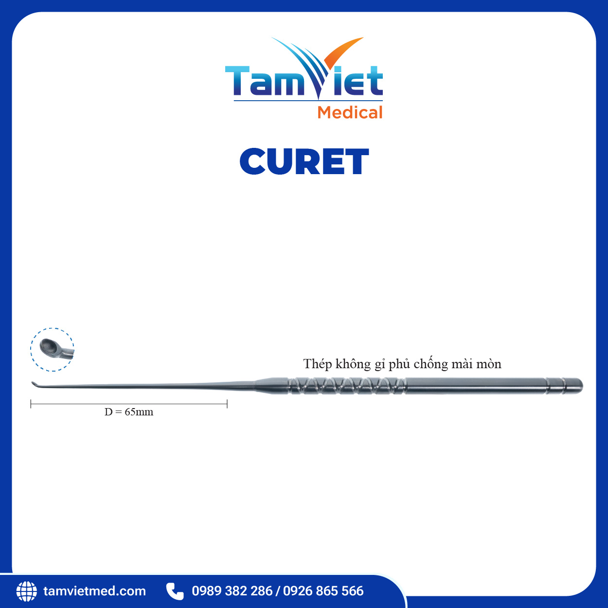 Curet 1.5 x 1.2mm | WC 6071.1